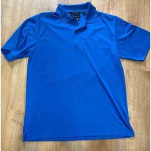 Greg Norman Royal Blue Golf Polo Play Dry Size Large